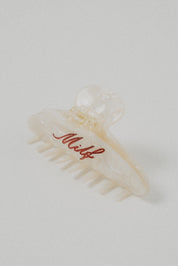 Hair Clip MILF White